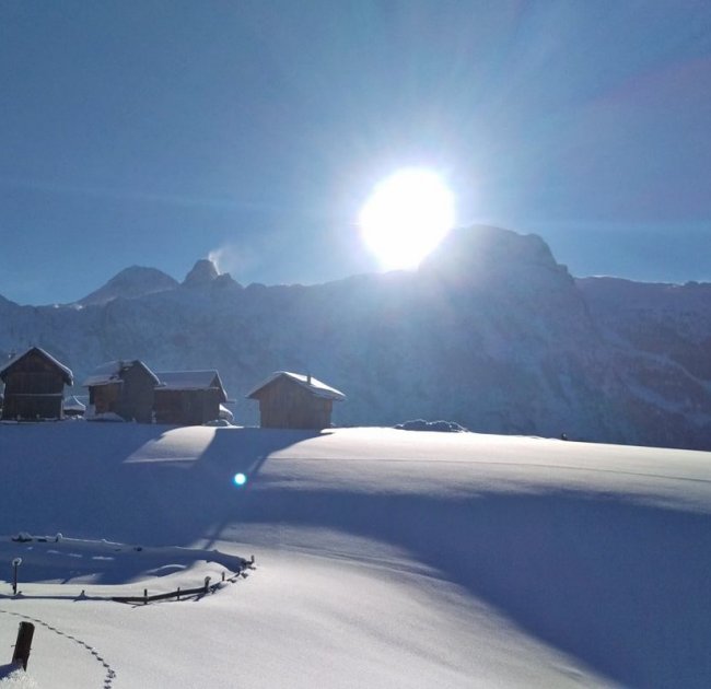 Traumhafte Winterlandschaft in Abtenau im Lammertal, Salzburger Land