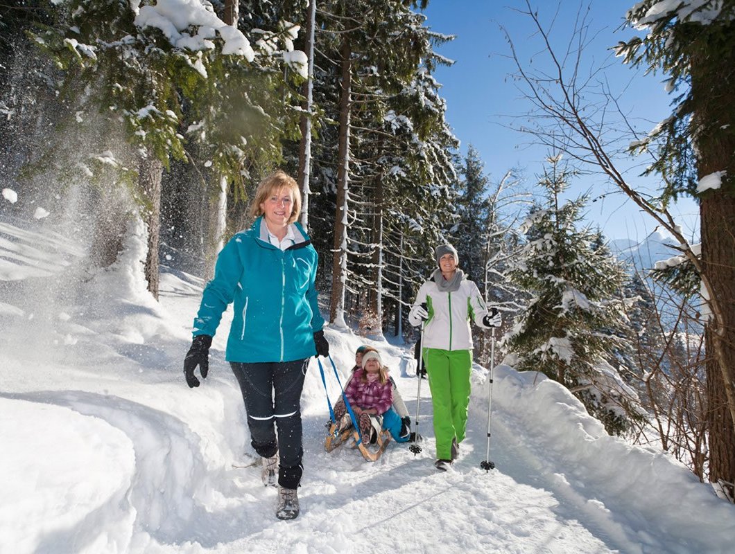 Skifahren, Schlittenfahren, Eisstockschießen, Winterwandern - ein Winterurlaub der Extraklasse erwartet Sie in Abtenau